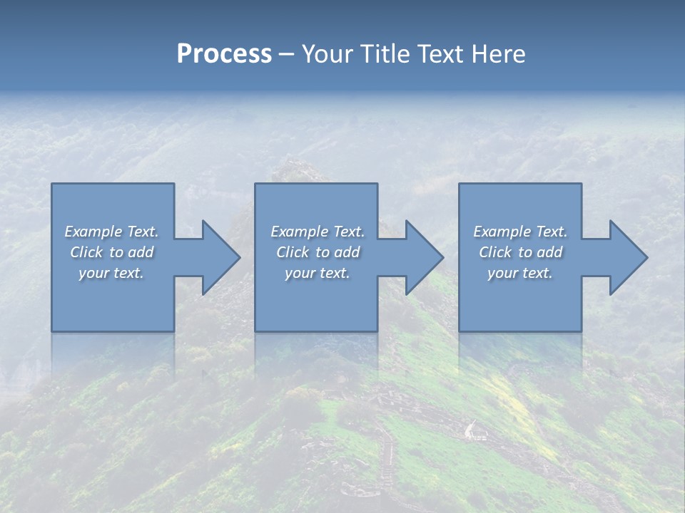 Rock Flowers Jewish PowerPoint Template