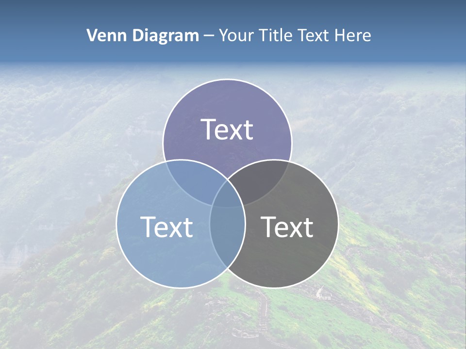 Rock Flowers Jewish PowerPoint Template