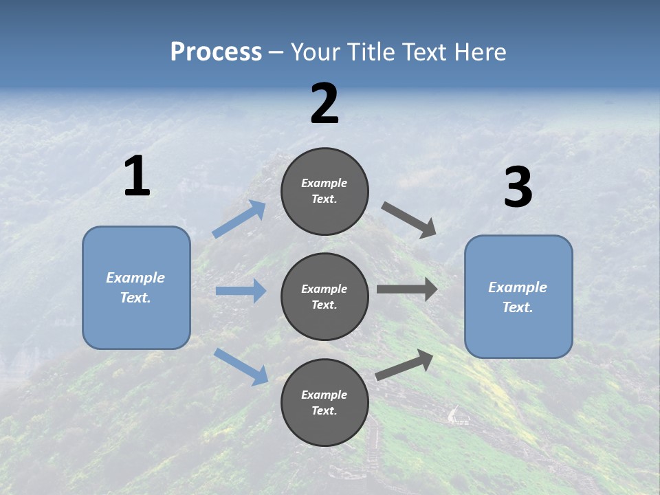 Rock Flowers Jewish PowerPoint Template