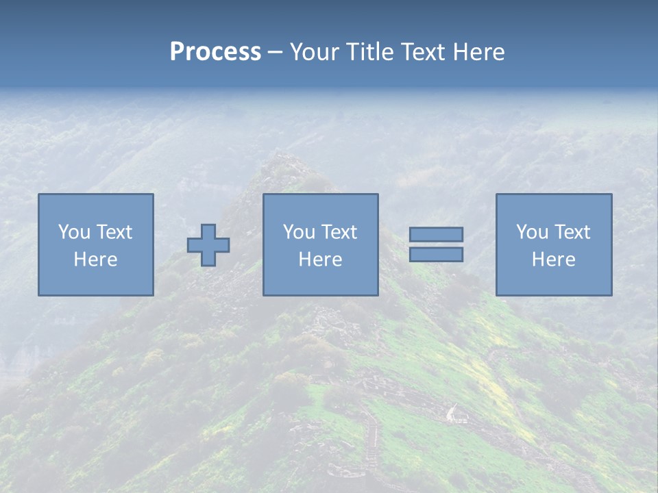 Rock Flowers Jewish PowerPoint Template