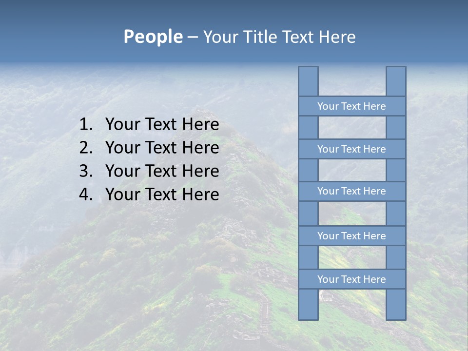 Rock Flowers Jewish PowerPoint Template