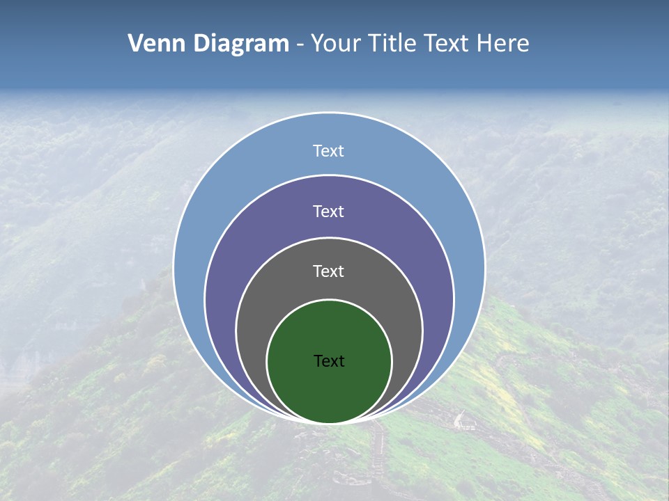Rock Flowers Jewish PowerPoint Template