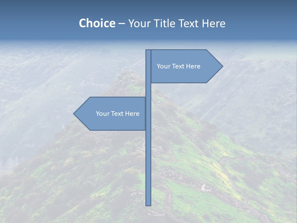 Rock Flowers Jewish PowerPoint Template