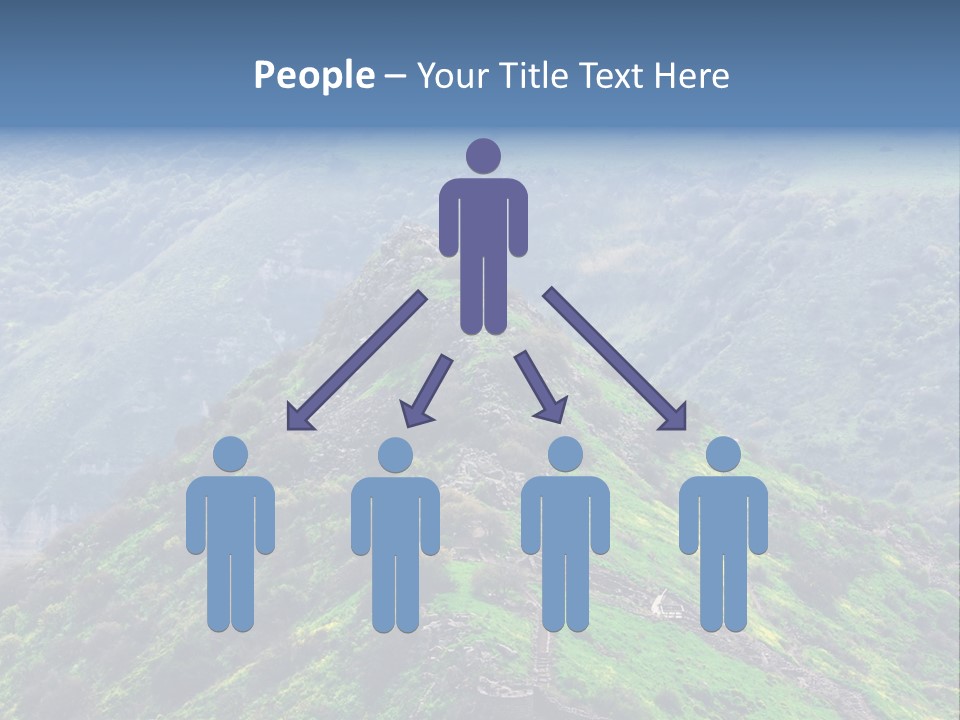 Rock Flowers Jewish PowerPoint Template