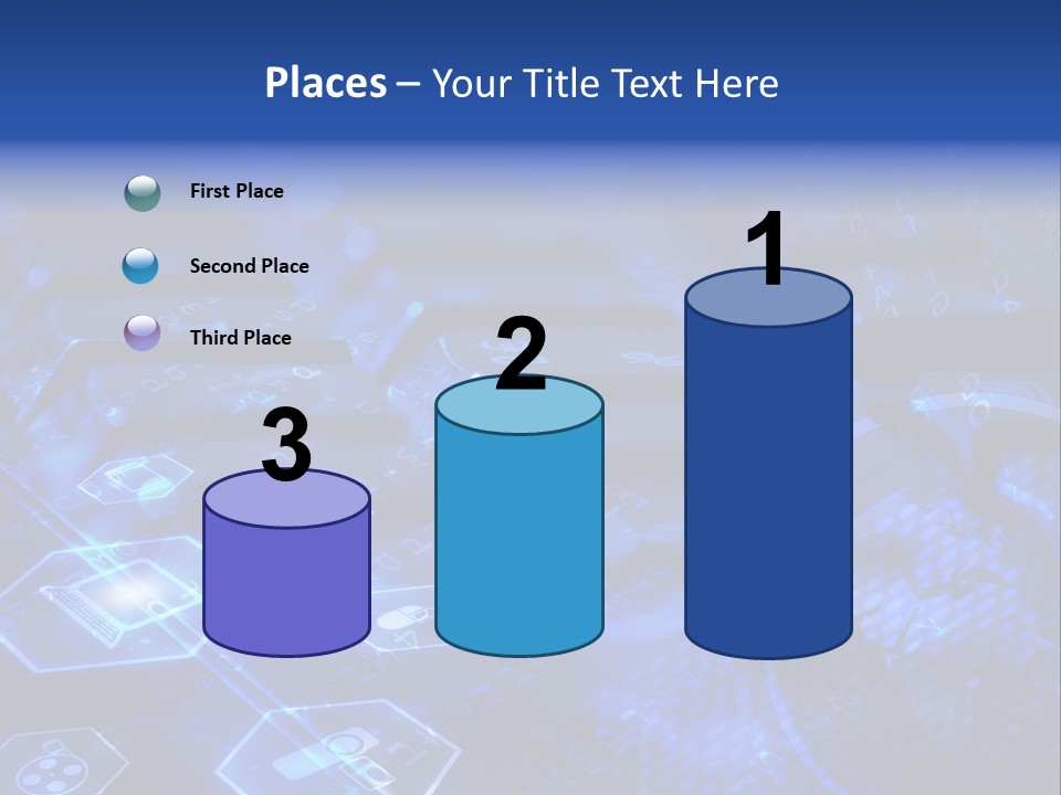 Mobile Object Touchscreen PowerPoint Template