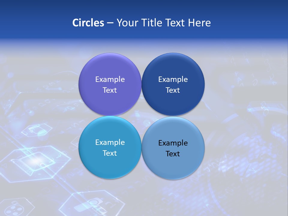 Mobile Object Touchscreen PowerPoint Template