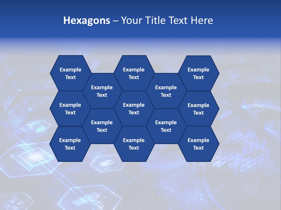 Mobile Object Touchscreen PowerPoint Template