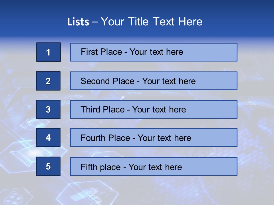 Mobile Object Touchscreen PowerPoint Template