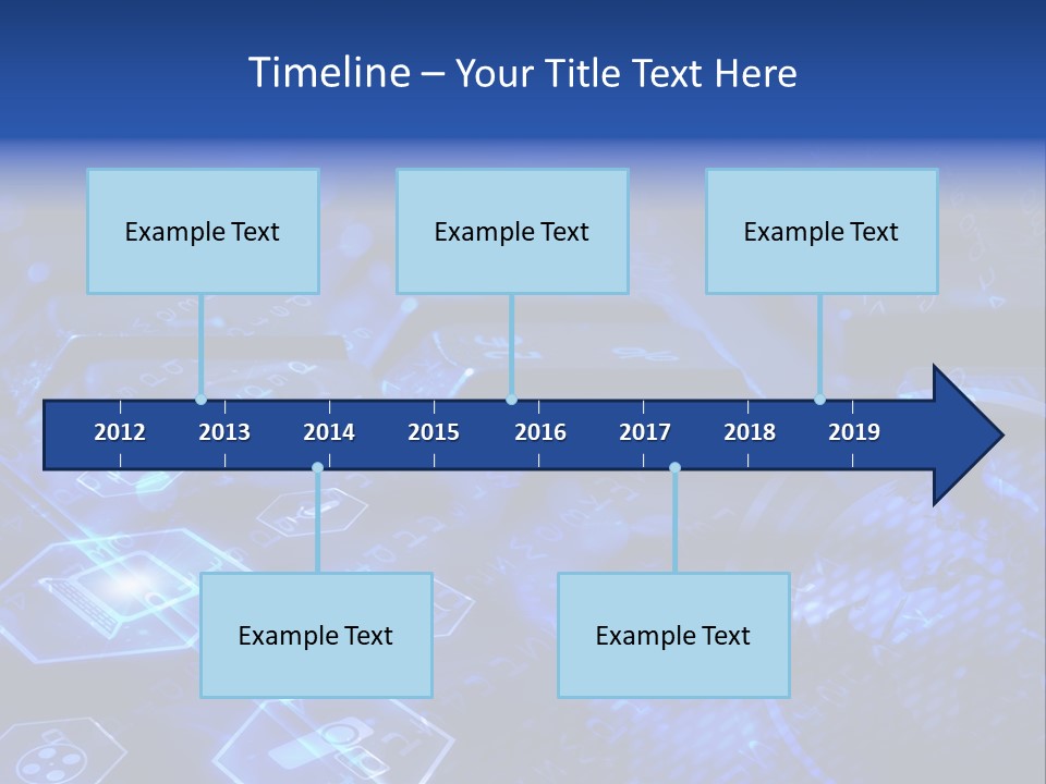 Mobile Object Touchscreen PowerPoint Template