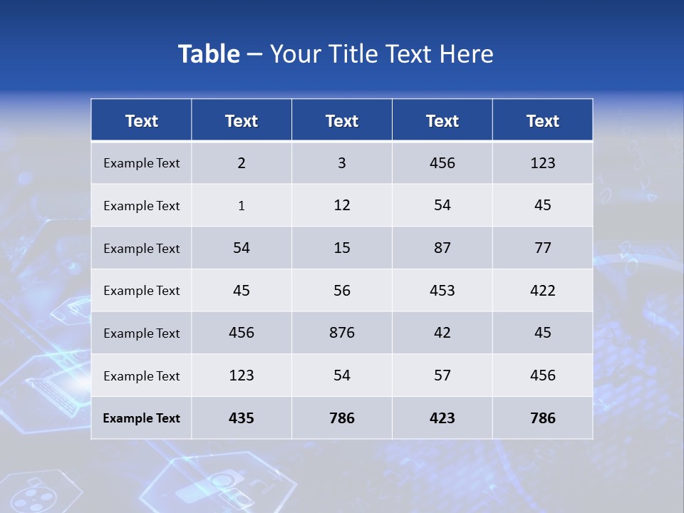 Mobile Object Touchscreen PowerPoint Template