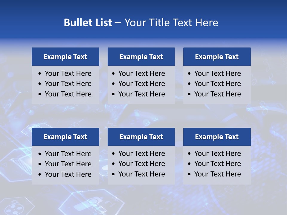 Mobile Object Touchscreen PowerPoint Template