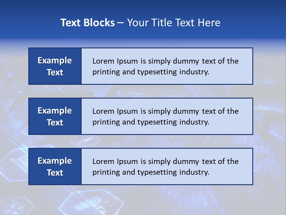 Mobile Object Touchscreen PowerPoint Template