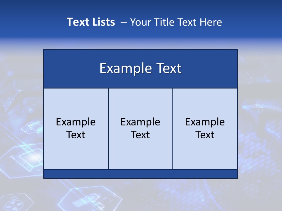 Mobile Object Touchscreen PowerPoint Template