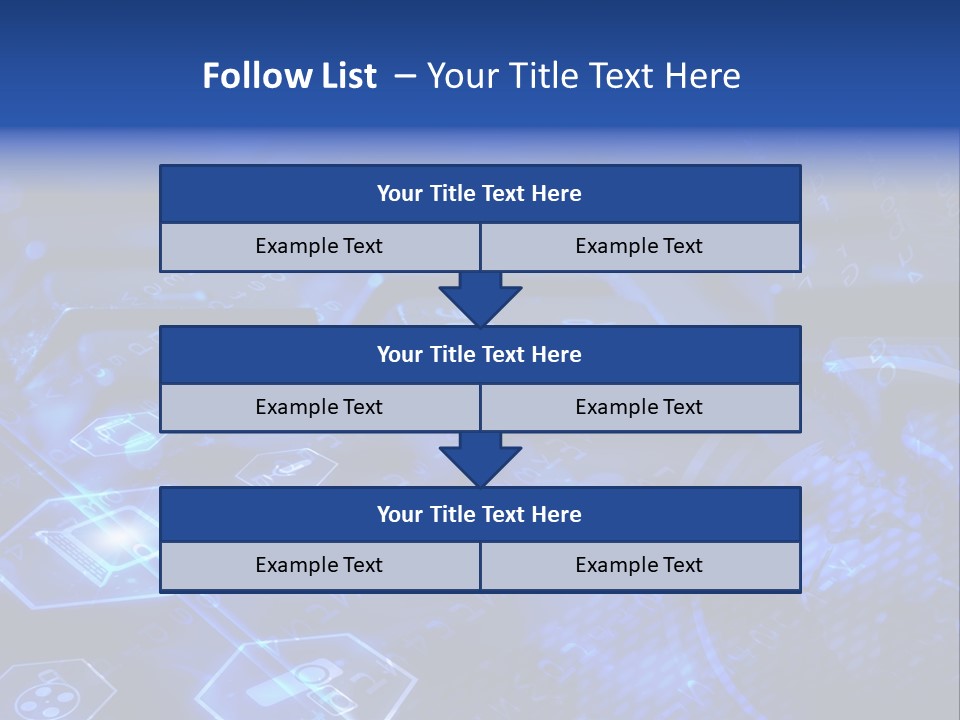 Mobile Object Touchscreen PowerPoint Template