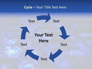 Mobile Object Touchscreen PowerPoint Template