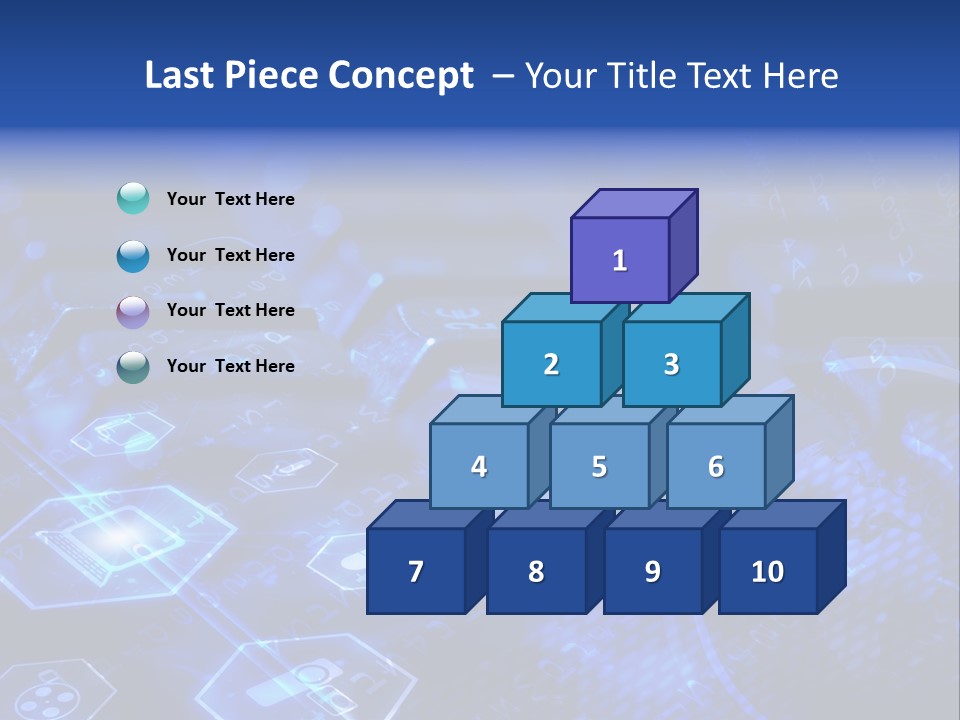 Mobile Object Touchscreen PowerPoint Template