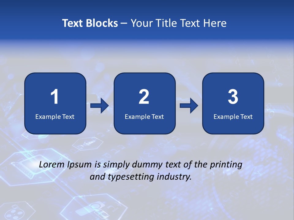 Mobile Object Touchscreen PowerPoint Template