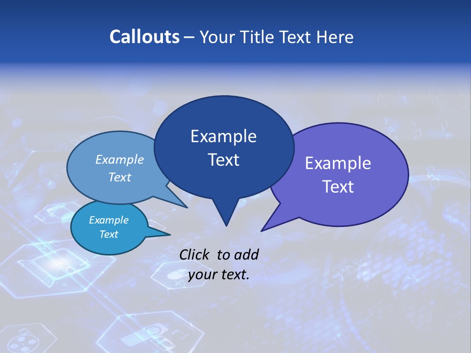Mobile Object Touchscreen PowerPoint Template