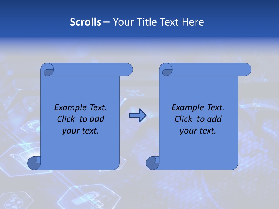 Mobile Object Touchscreen PowerPoint Template