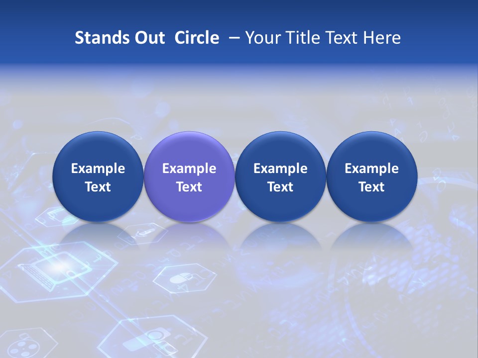 Mobile Object Touchscreen PowerPoint Template