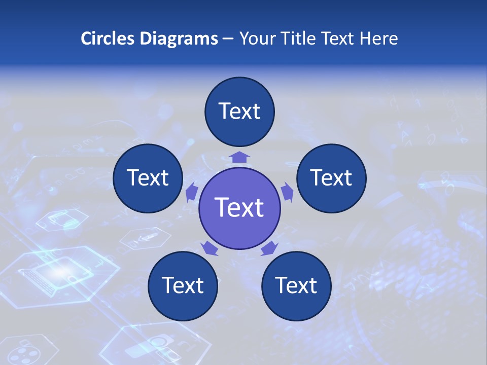 Mobile Object Touchscreen PowerPoint Template