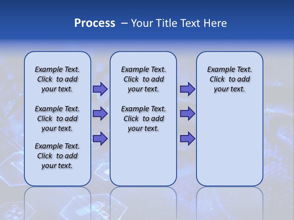 Mobile Object Touchscreen PowerPoint Template