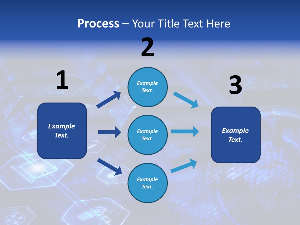 Mobile Object Touchscreen PowerPoint Template