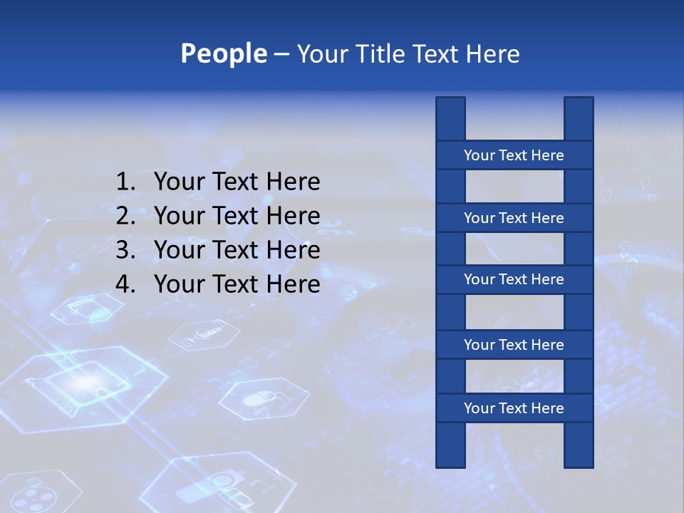 Mobile Object Touchscreen PowerPoint Template