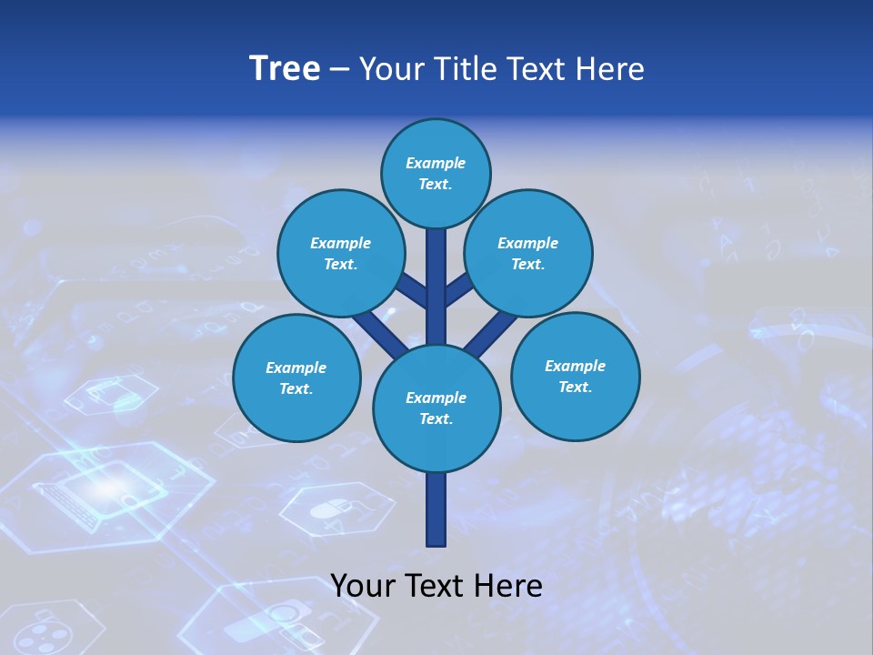 Mobile Object Touchscreen PowerPoint Template