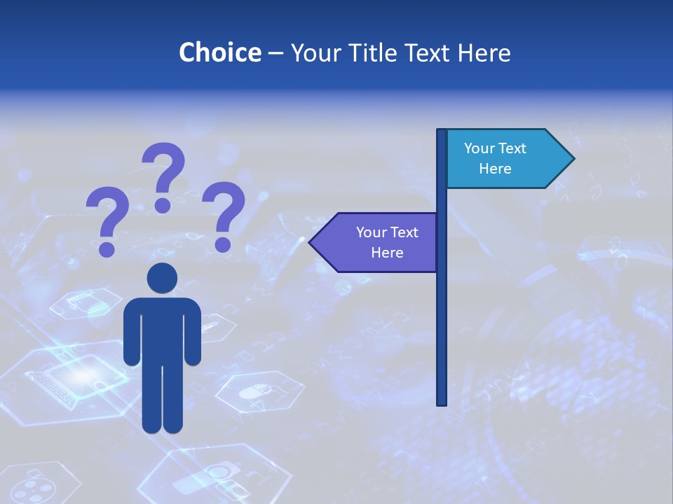 Mobile Object Touchscreen PowerPoint Template