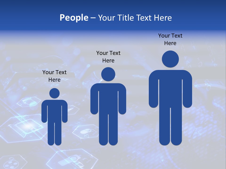 Mobile Object Touchscreen PowerPoint Template
