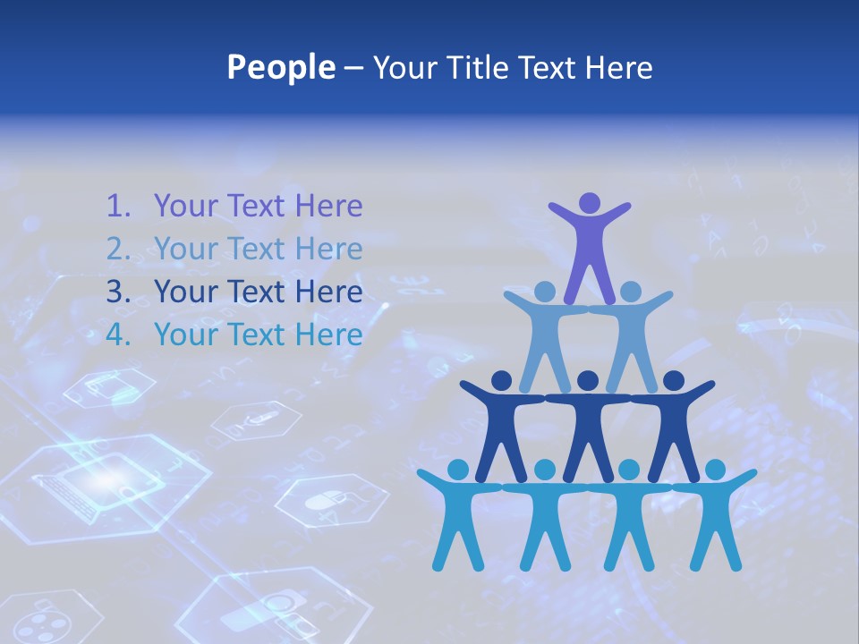 Mobile Object Touchscreen PowerPoint Template