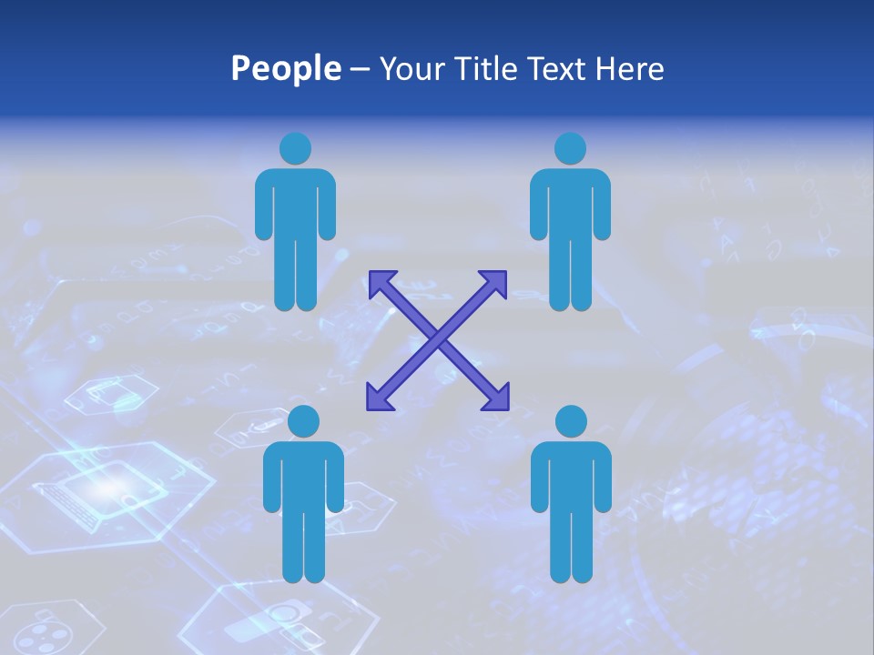 Mobile Object Touchscreen PowerPoint Template