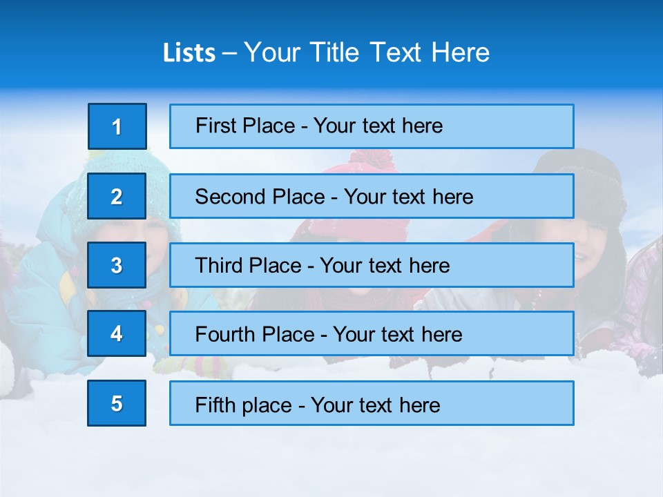 Schoolboy Three Little PowerPoint Template