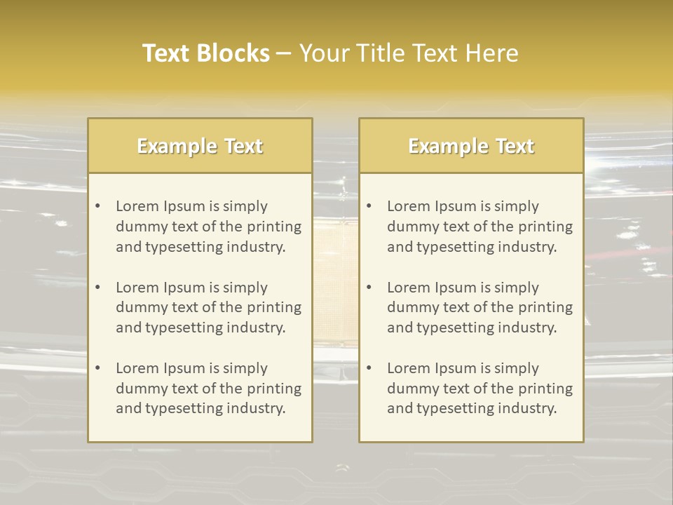 Auto Automotive Mechanic PowerPoint Template