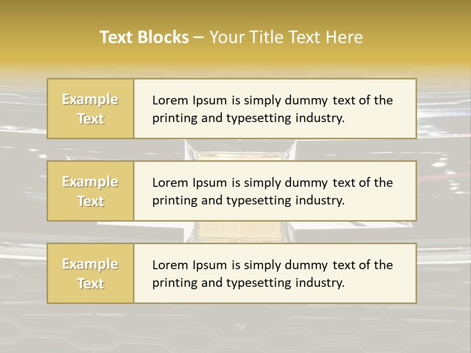 Auto Automotive Mechanic PowerPoint Template