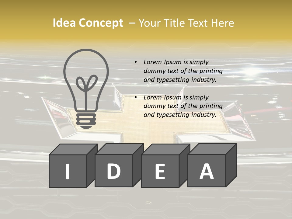 Auto Automotive Mechanic PowerPoint Template