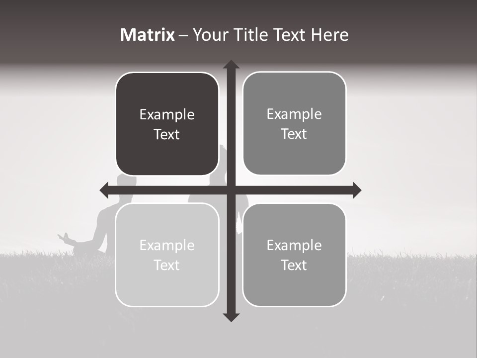 Concentration Practicing Symbol PowerPoint Template