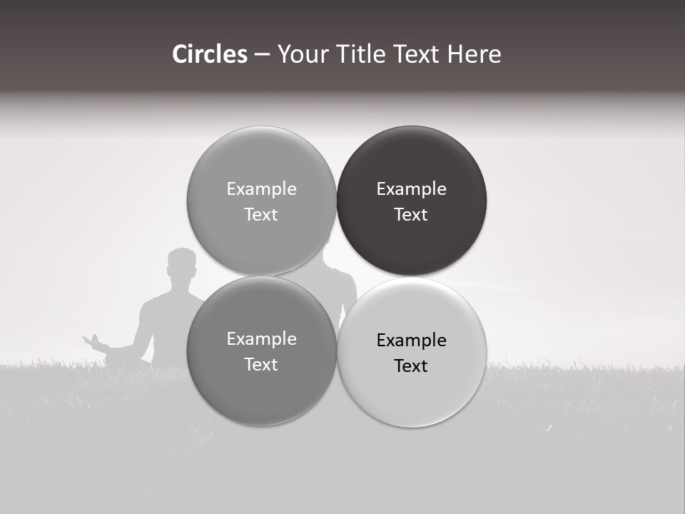 Concentration Practicing Symbol PowerPoint Template