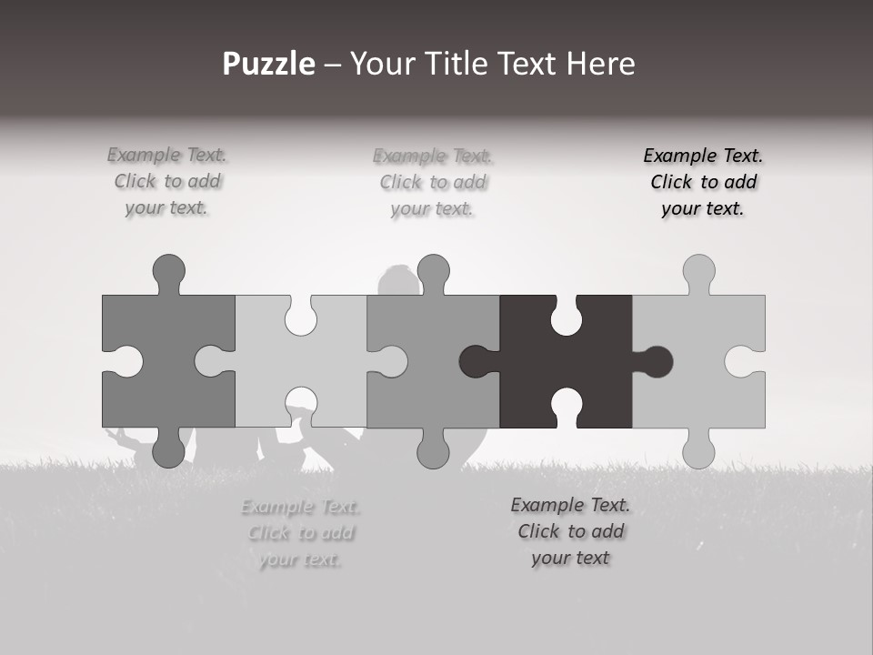 Concentration Practicing Symbol PowerPoint Template