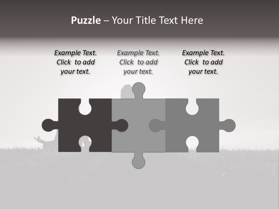 Concentration Practicing Symbol PowerPoint Template