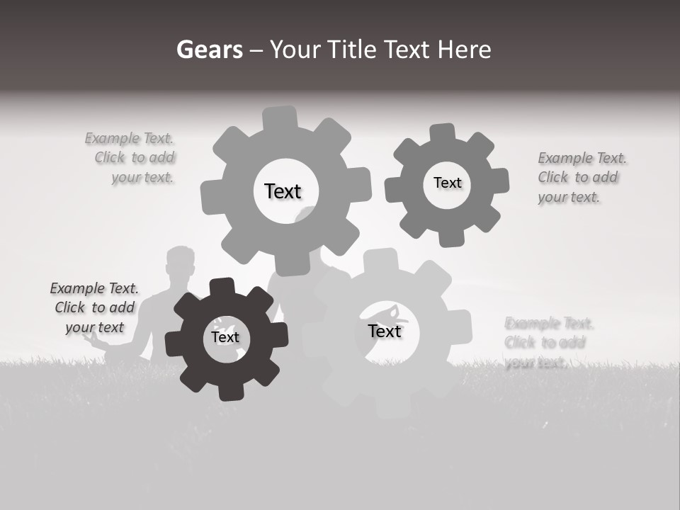 Concentration Practicing Symbol PowerPoint Template