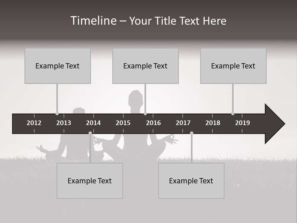 Concentration Practicing Symbol PowerPoint Template