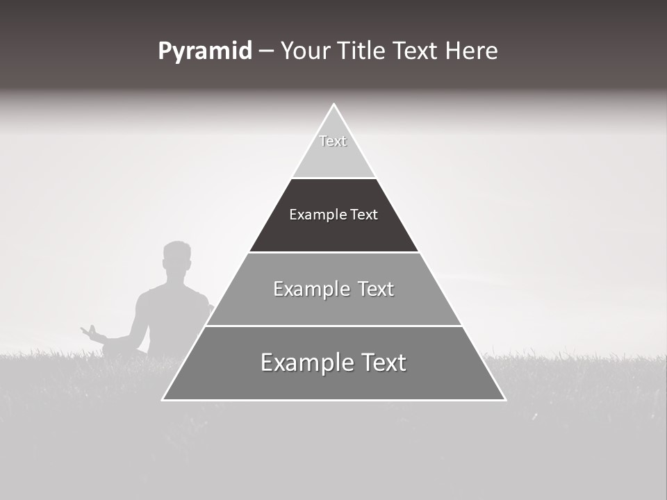Concentration Practicing Symbol PowerPoint Template