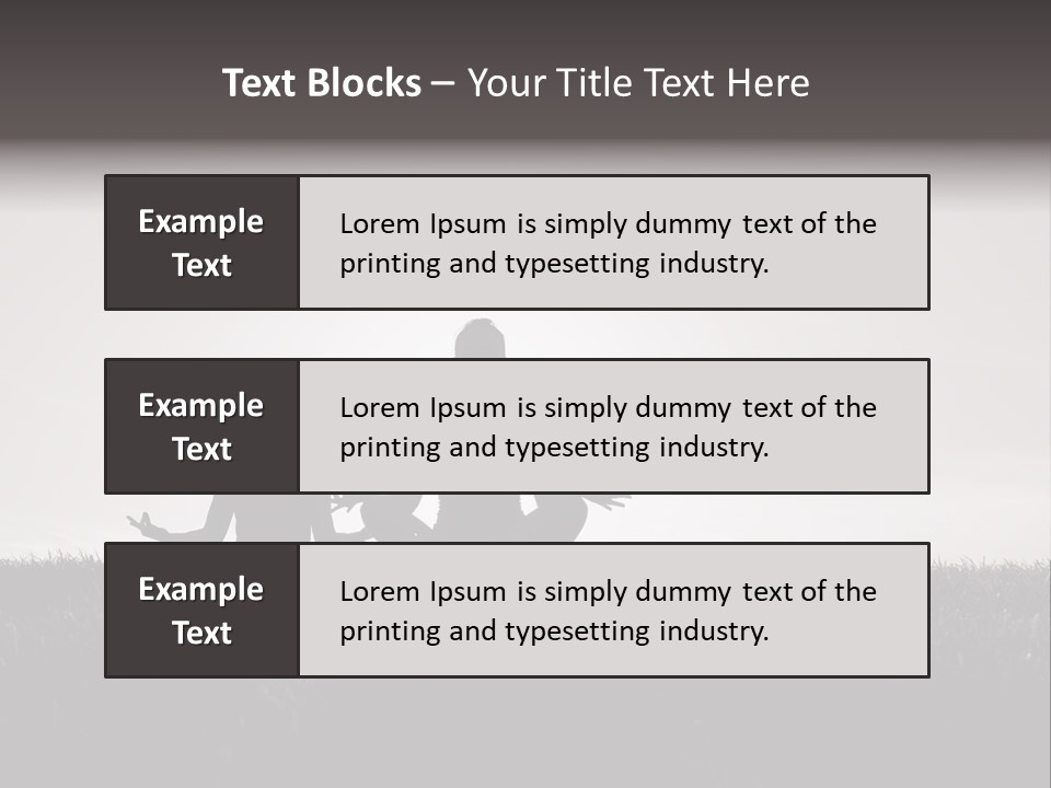Concentration Practicing Symbol PowerPoint Template