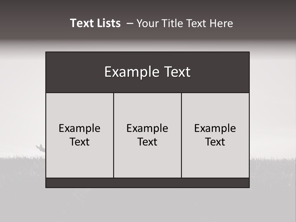 Concentration Practicing Symbol PowerPoint Template