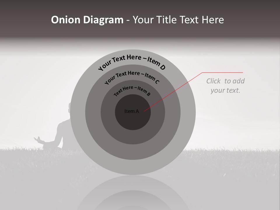 Concentration Practicing Symbol PowerPoint Template