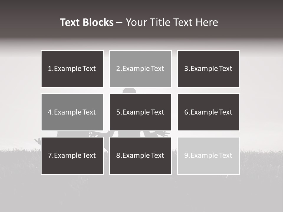 Concentration Practicing Symbol PowerPoint Template