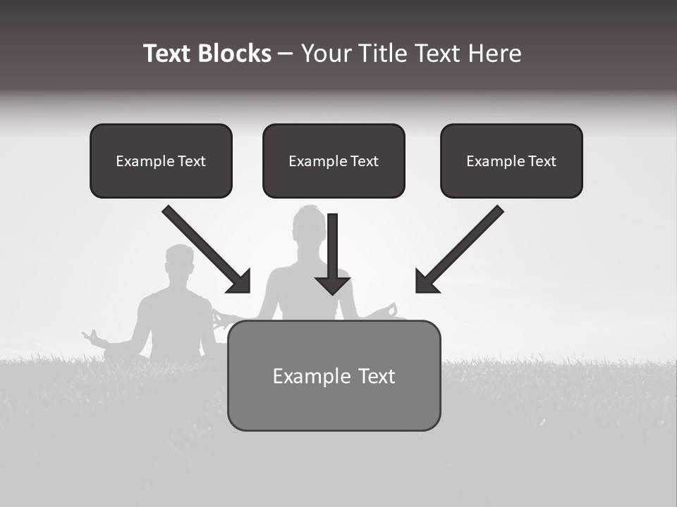 Concentration Practicing Symbol PowerPoint Template