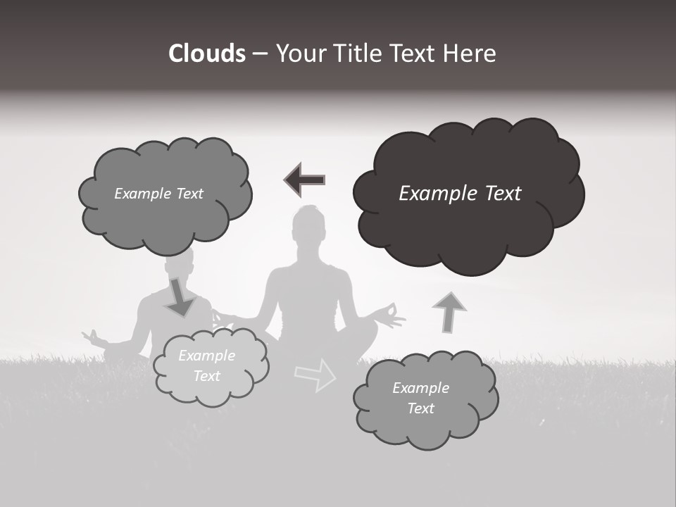 Concentration Practicing Symbol PowerPoint Template